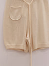 SWAYING 25 Early Autumn Pocket Straight Short Casual Pants SW-SW25PF3B09C1-MB Off-white SW25PF3B09